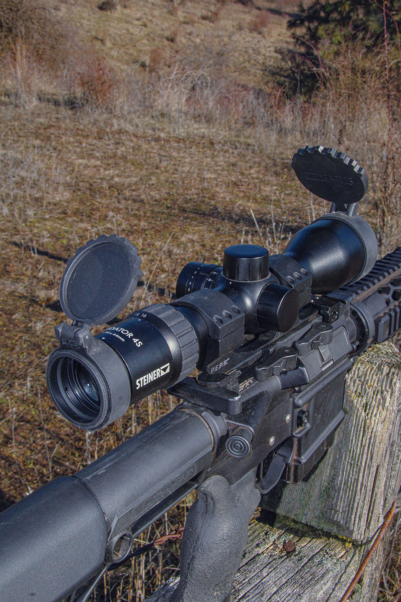 Patrick found the Predator 4s to be an ideal addition to his hog-dedicated AR-15 in 6.8 SPC. The fact that it was designed to pair flawlessly with a clip-on thermal optic device is a huge plus with this particular rifle.